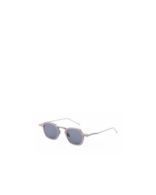 Thom Browne White Eyewear Square Frame Sunglasses for men