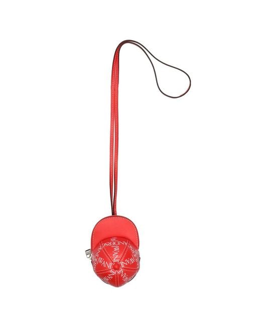 J.W. Anderson Red Jw Anderson Nano Zipped Cap Bag