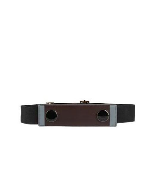 Marni Black Simple Belt