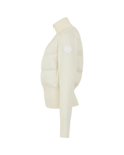 Canada Goose White Short Down Jacket