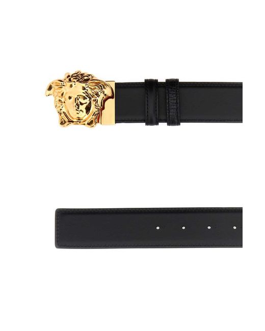 Versace White Medusa Head Buckled Belt for men