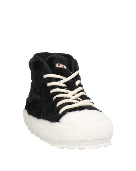 Marni Black Padded Ankle Boots