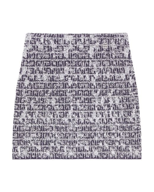 Givenchy Multicolor Mini Textured Skirt