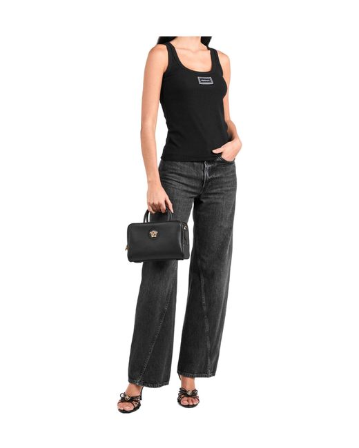 Versace Black Sleeveless Vest