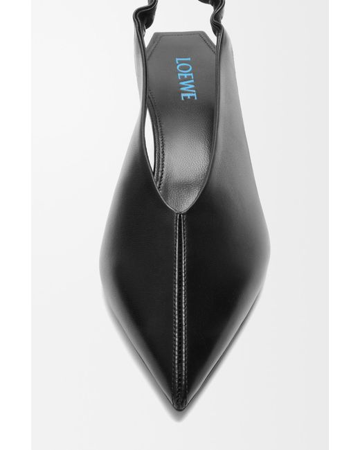 Loewe Black Origami Cubic Slingback