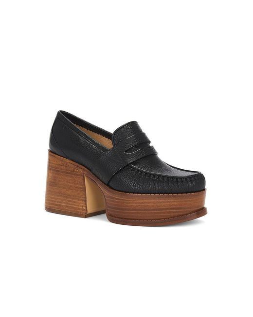 Gabriela Hearst Black Thick-Soled Loafers