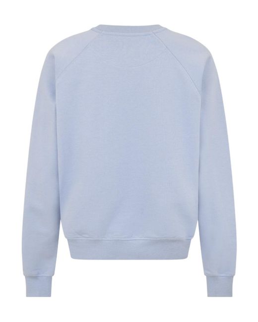 Vivienne Westwood Blue Logo Cotton Orb Crew Neck Sweatshirt for men