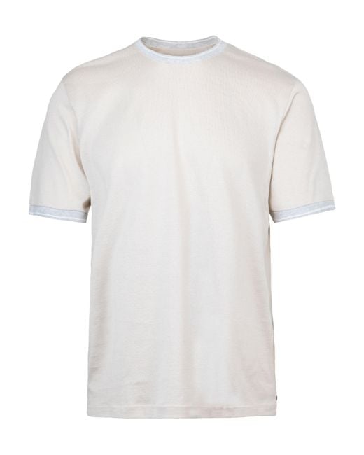 Eleventy White Crew Neck T-Shirt for men