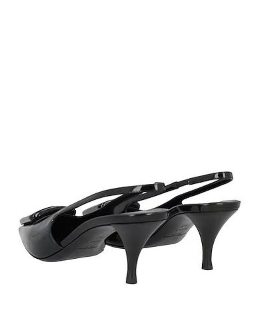 Saint Laurent Black Patent Leather Squaretoe High Heels