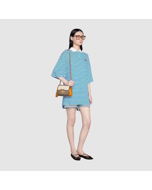 Gucci Natural Padlock Shoulder Bag