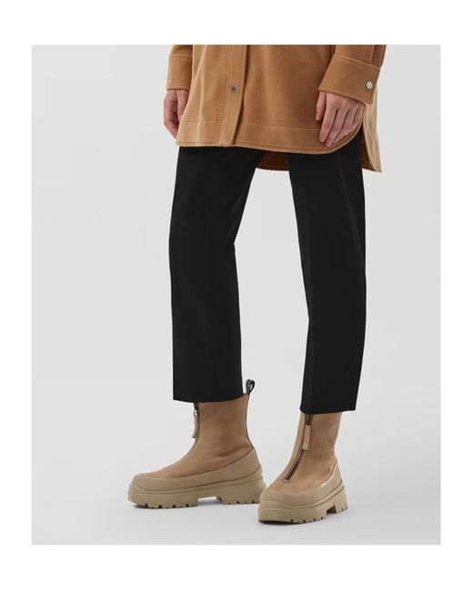 Canada Goose Brown Kya Zip-Up Boots