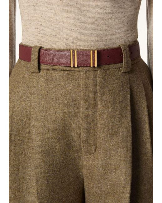 Loro Piana Brown Ponticello Belt