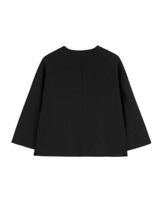Jil Sander Black Wool Gabardine Jacket