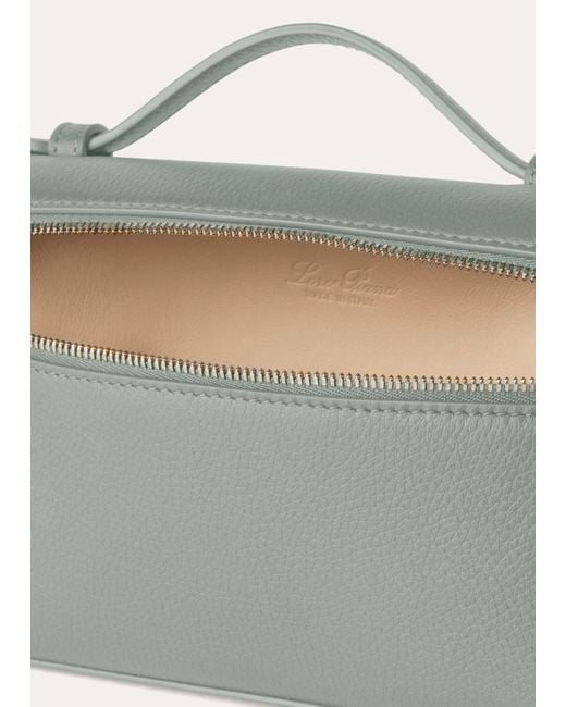 Loro Piana Gray Extra Pocket L19 Shoulder Bag