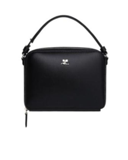Courreges Black Courrèges Cloud Logo Plaque Chained Shoulder Bag