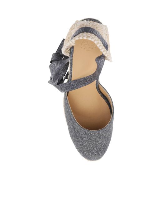 Castaner Metallic Castañer Carina Almond Toe Espadrilles