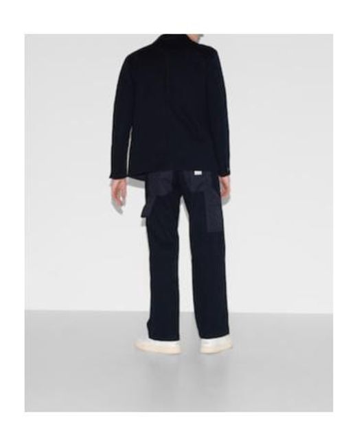 Gucci Blue Heavy Web Lable Pants for men