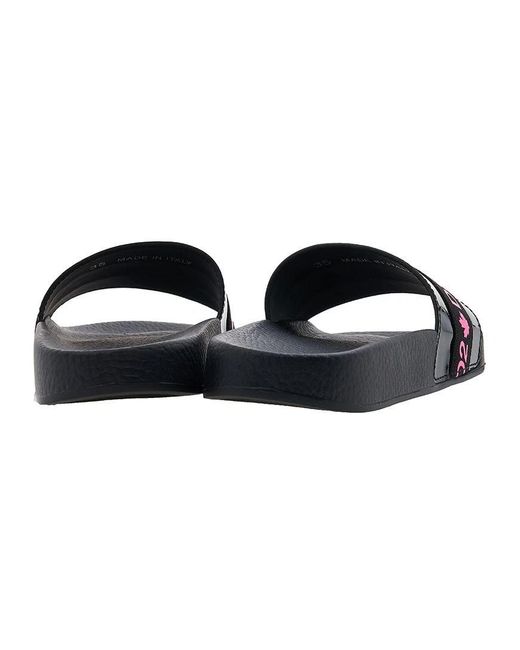 DSquared² Multicolor Logo Strap Slippers
