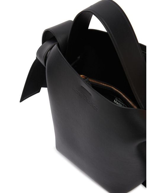 Acne Black Logo Shoulder Bag