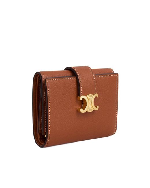 Céline Brown Fine Strap Wallet Nino