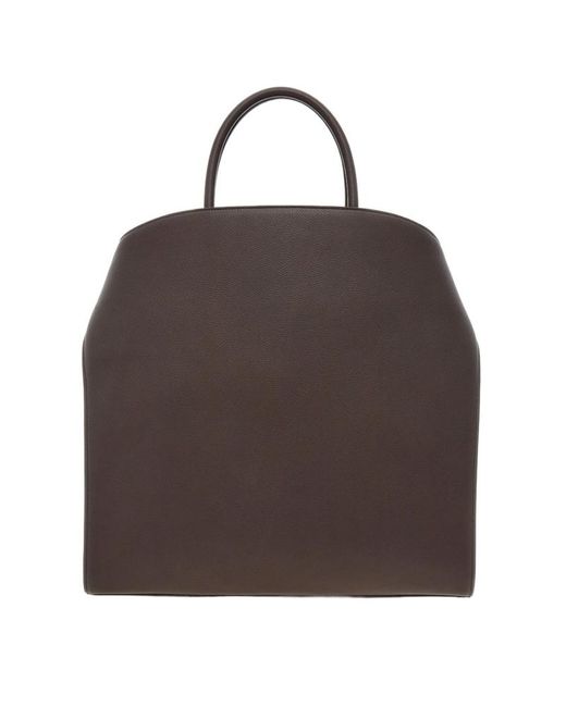 Ferragamo Brown Ferragamo Hug Tote Bag