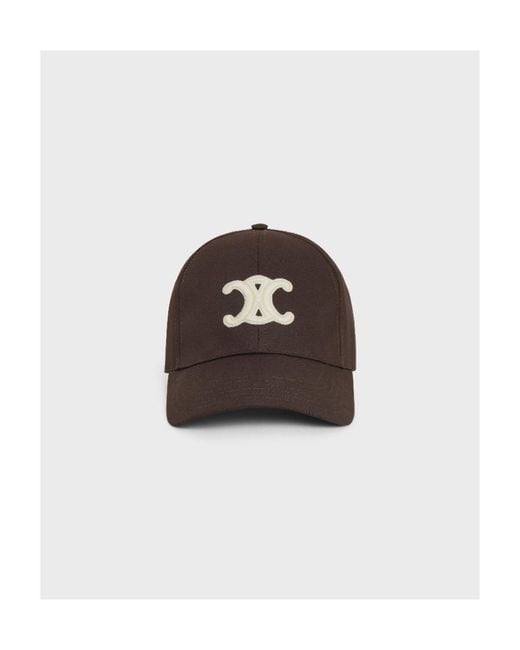 Céline Brown Triomphe Baseball Cap