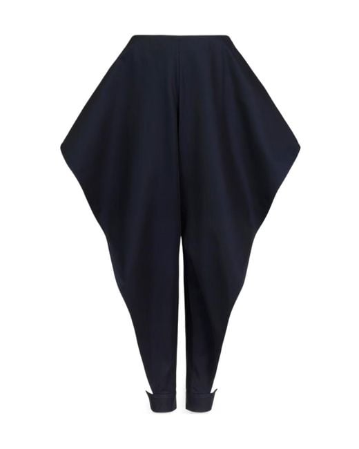 Alaïa Blue Alaïa Pointed Pants