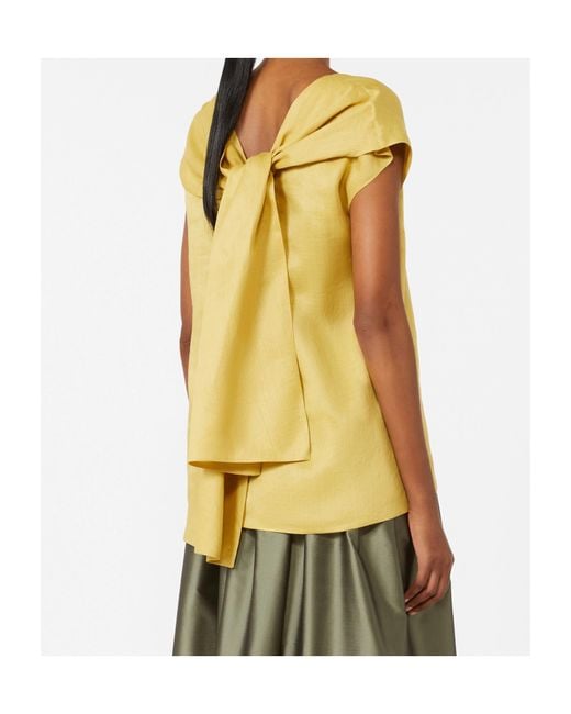 Max Mara Yellow 'S Talento Sleeveless Top