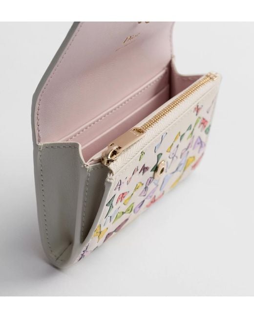 Dior White Iviera Glycine Wallet