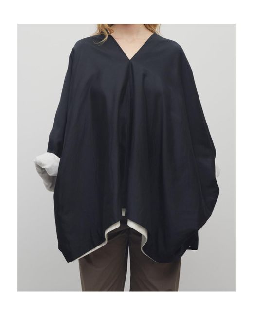 The Row Black Cedar Silk Cotton Top