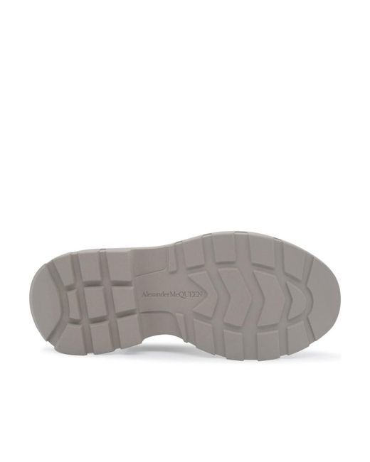 McQueen Gray Tread Slick Sneakers for men