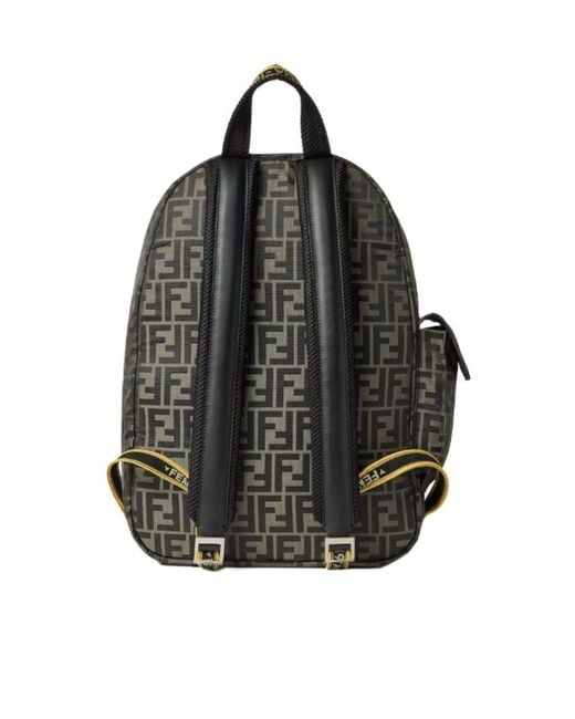 Fendi Gray Climb Backpack for men