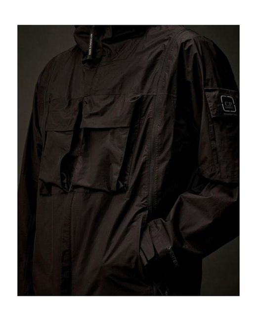 C P Company Black Metropolis Transformable Hooded Jacket for men