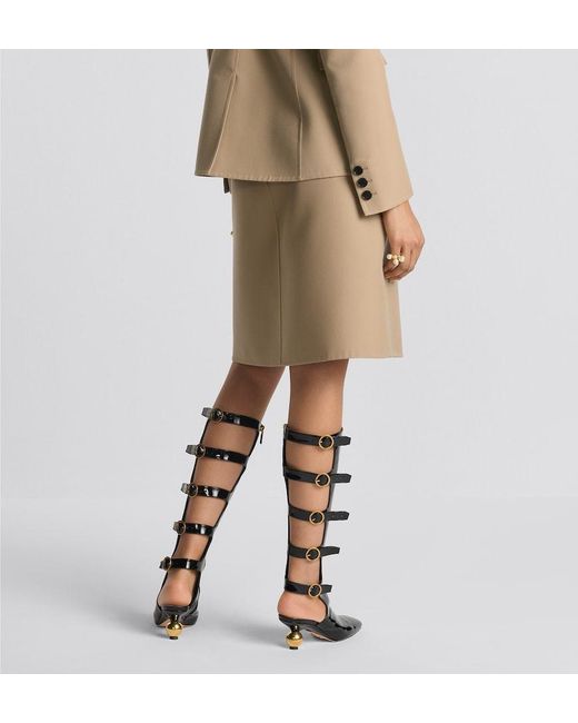 Dior Natural Christian Classic Straight Skirt