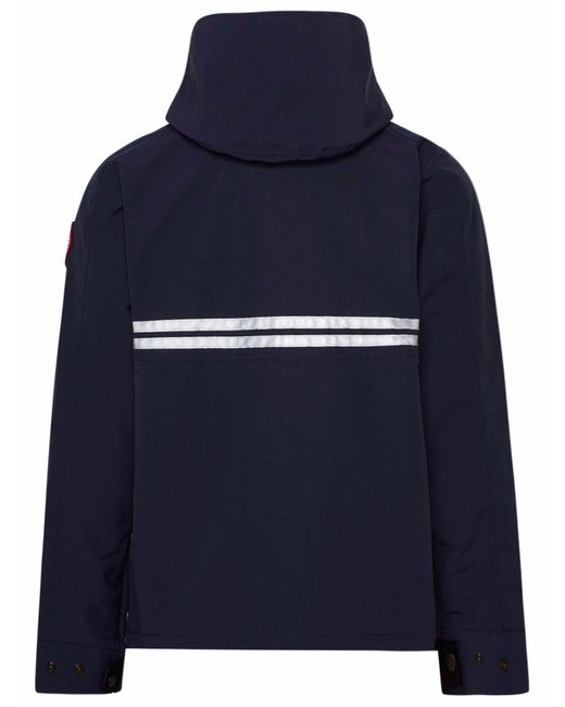 Canada Goose Blue Lockeport Hooded Jacket for men