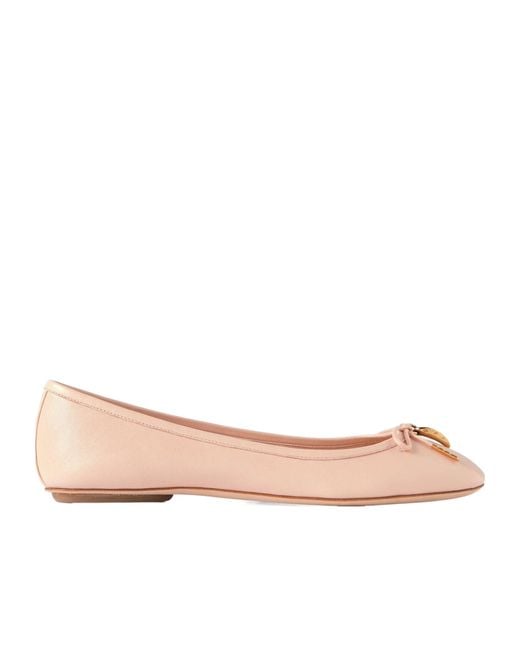 Chloé Pink Chloé Iris Ballerina Shoes