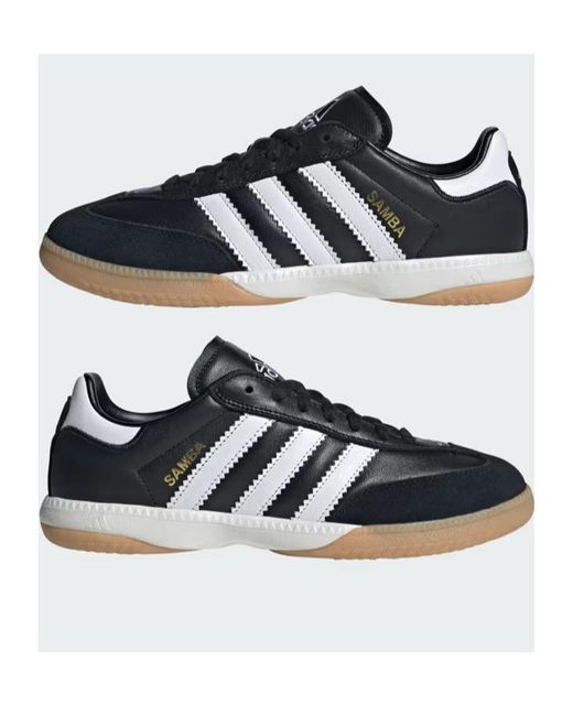 Adidas Originals Blue Samba Mn Low-Top Sneakers for men