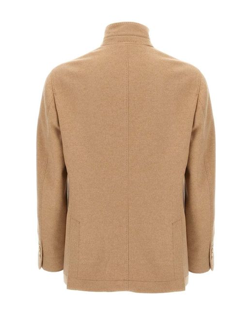Brunello Cucinelli Natural Short Coat for men