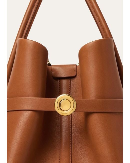 Loro Piana Brown Ghiera Shopper Large