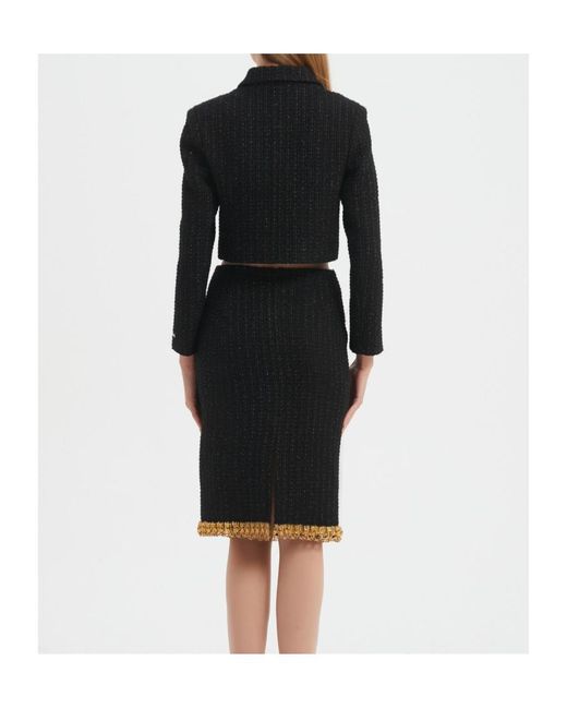 Marissa Chiara Black Button-Down Jacket