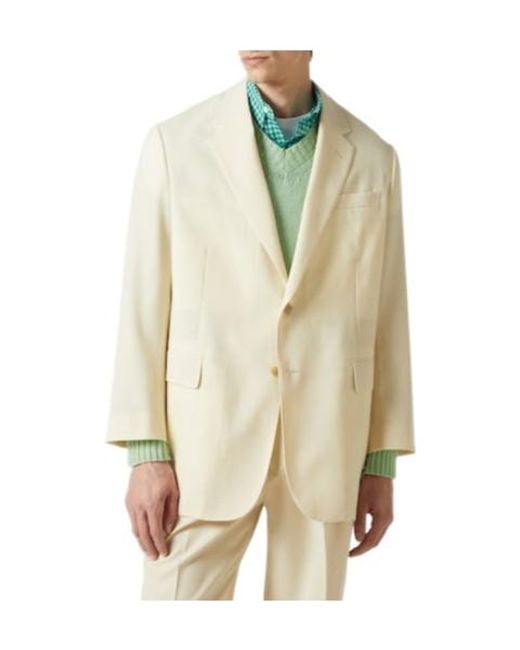 Auralee Natural Oversized Classic Suit for men