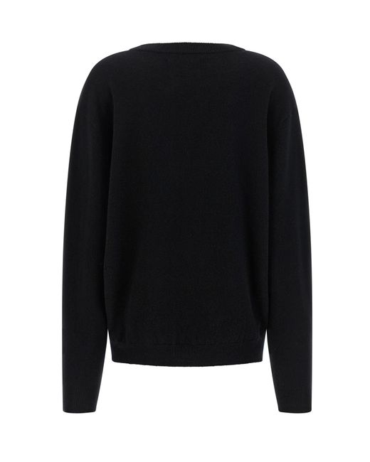 Extreme Cashmere Black V-Neck Sweater