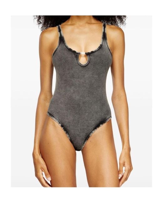 DIESEL Gray Maura-Dnm Bodysuit