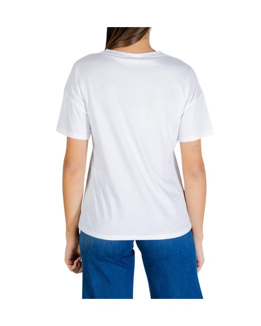 Liu Jo Blue Print Short Sleeve Crewneck T-Shirt