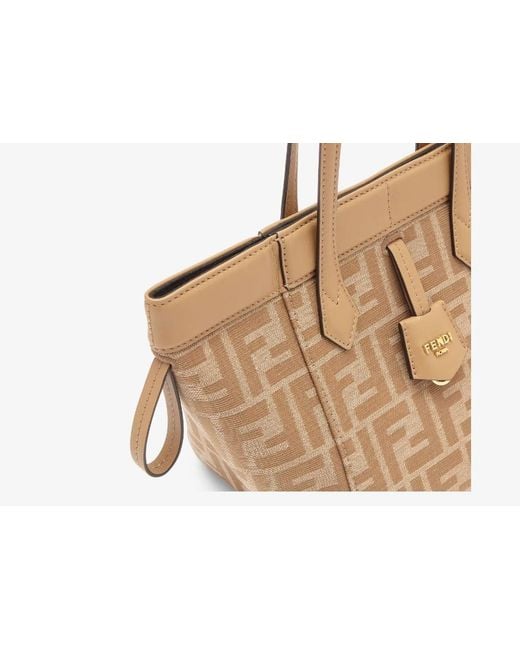 Fendi Metallic Origami Drawstring Mini Bucket Bag