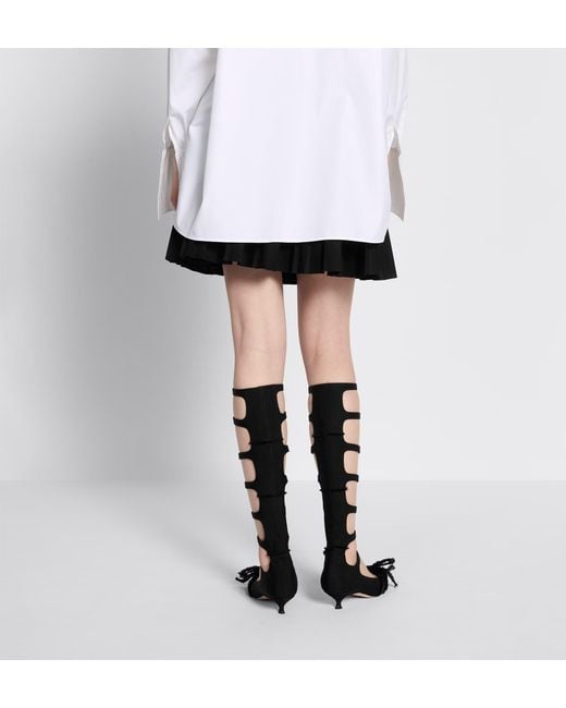 Dior White Aable Heeled Boot