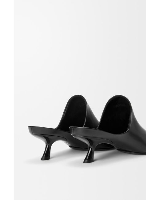 Loewe Black Pointed-Heel Mules