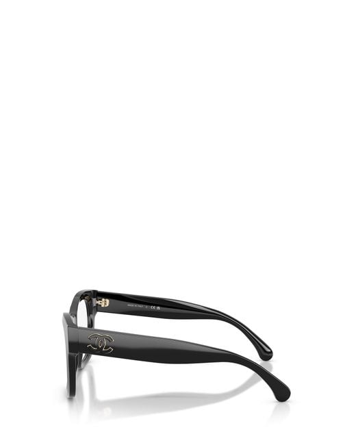 Chanel Black Full Frame Plain Mirror