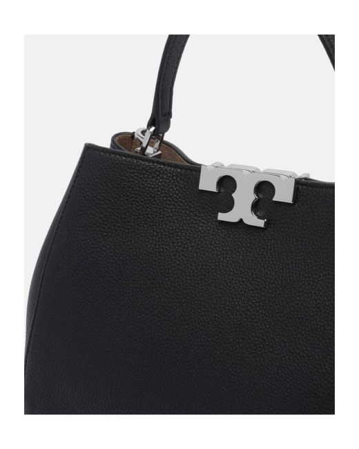 Tory Burch Black Eleanor Medium Tote Bag