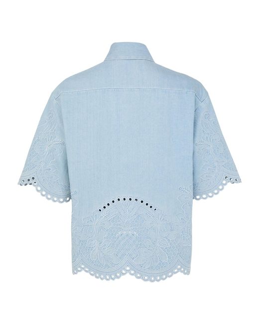 Zimmermann Blue Daylight Denim Shirt
